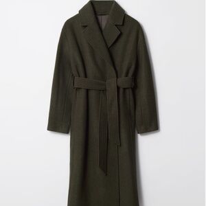 & Other Stories Voluminous Belted Wool Coat